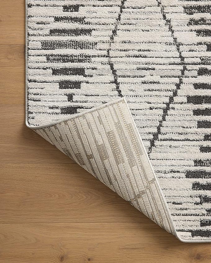 Loloi Kamala Collection KAM-02 Charcoal/Dove 11'-2" x 15'-7" Area Rug