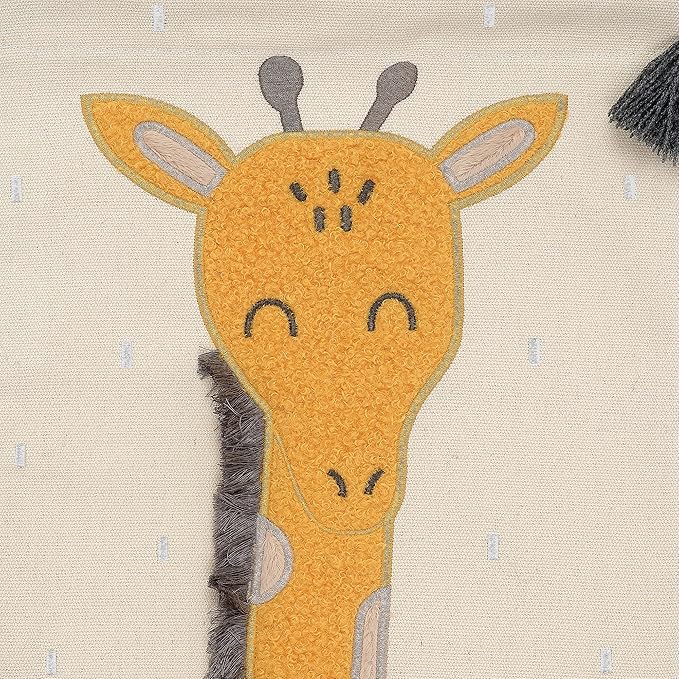 Lambs & Ivy Giraffe Canvas Banner Nursery Wall Art/Wall Hanging - Yellow