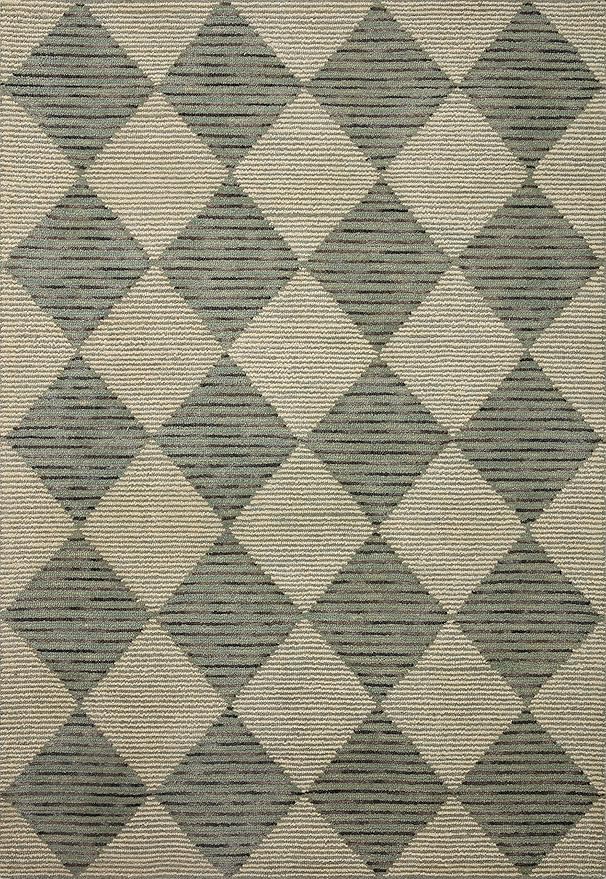 Loloi Chris Loves Julia Francis Collection FRA-01 Spa/Granite 7'-9" x 9'-9" Area Rug