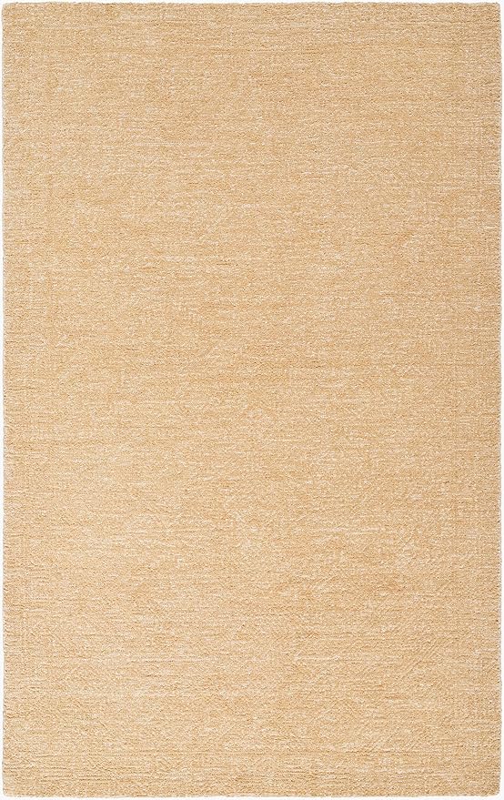 Mark&Day Wool Rugs, 8x10 Theon Cottage Tan Area Rug, Brown Carpet for Living Room, Bedroom or Kitchen (8' x 10')