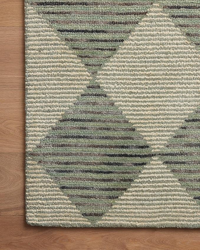 Loloi Chris Loves Julia Francis Collection FRA-01 Spa/Granite 7'-9" x 9'-9" Area Rug