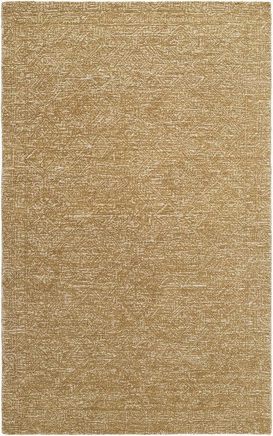 Mark&Day Wool Rugs, 8x10 Theon Cottage Light Wood Area Rug, Brown Carpet for Living Room, Bedroom or Kitchen (8' x 10')