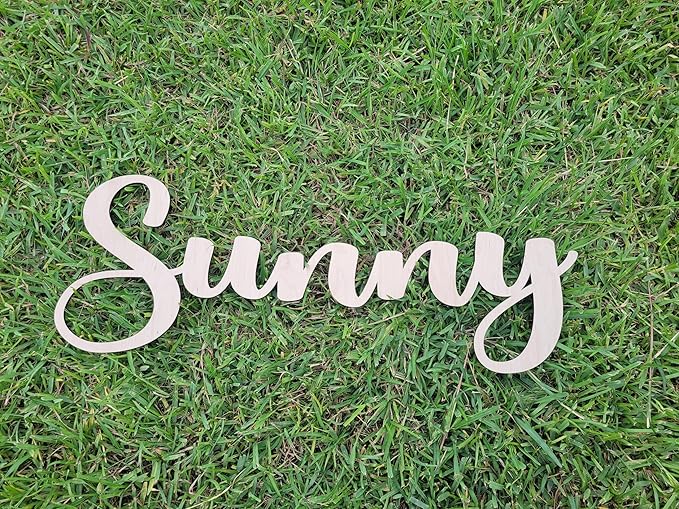 Personalized Wooden Nursery Name Sign – Custom Baby Wall Décor for Crib or Kids Room