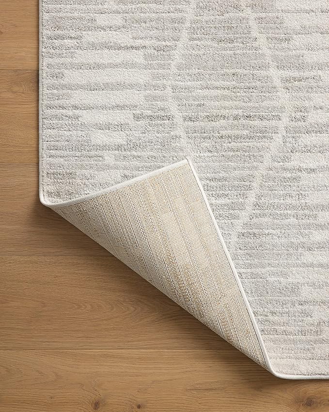 Loloi Kamala Collection KAM-02 Ivory/Silver 9'-2" x 13' Area Rug