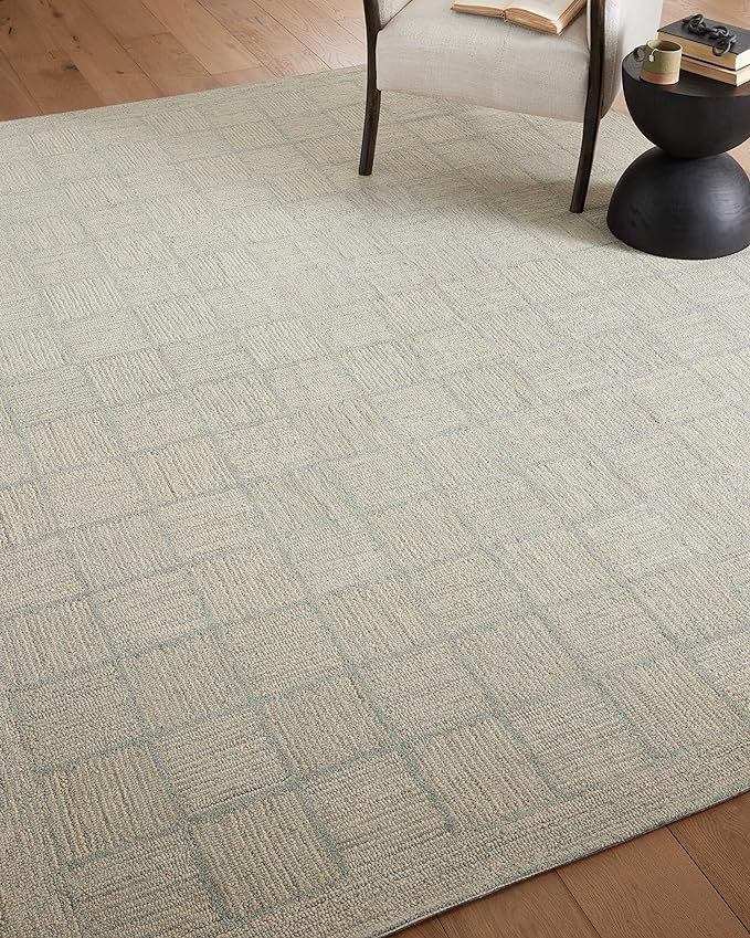 Loloi Chris Loves Julia Francis Collection FRA-03 Silver/Sky 8'-6" x 12' Area Rug
